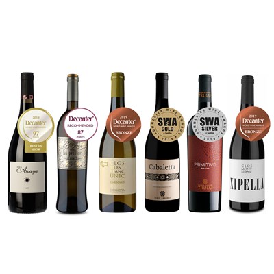 Award Winners Case of 6 Wines